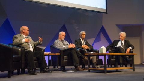 Image from a panel discussion at the Arctic Futures 2050 Conference