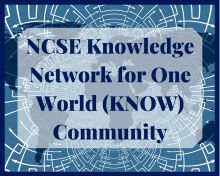 NCSE Knowledge Network for One World (KNOW) Commuunity